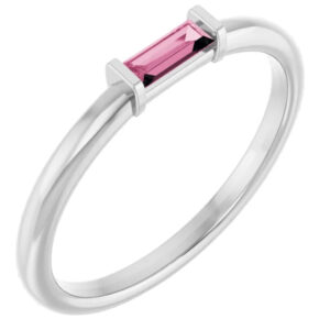 Asterline Pink Tourmaline Ring