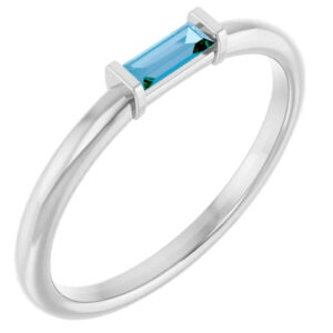 Asterline Swiss Blue Topaz Ring